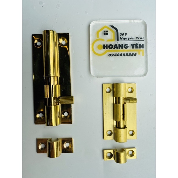 Chốt đồng cửa gỗ, chốt cửa sổ, ô thoáng bằng đồng 7cm & 11cm