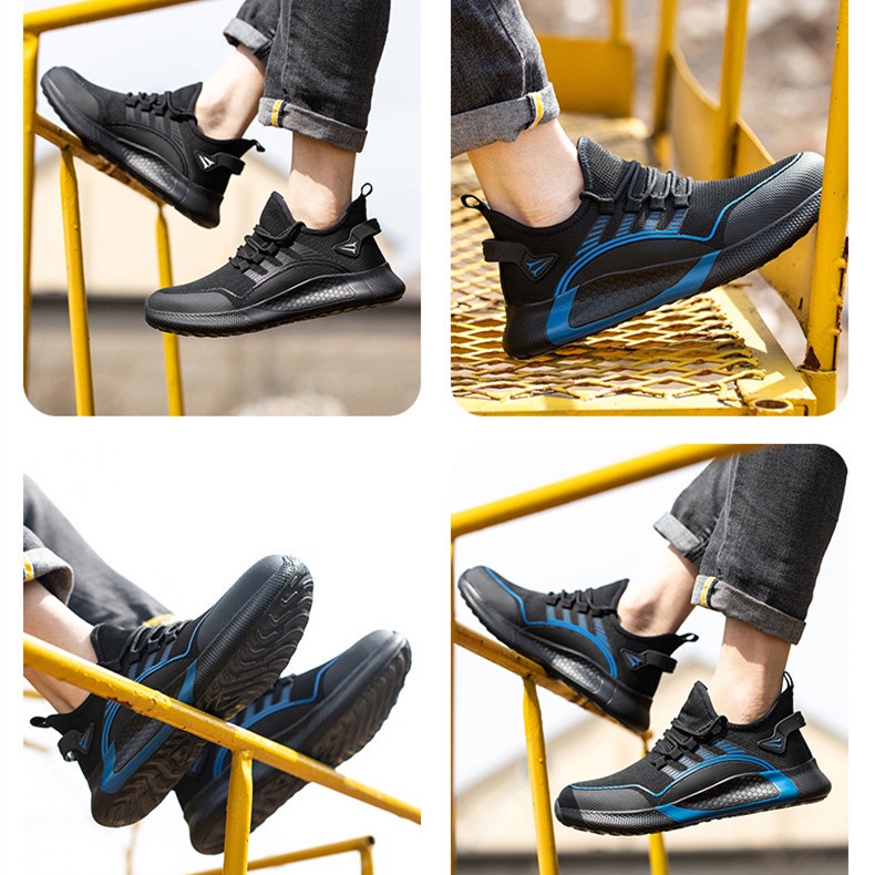 Giày Bảo Hộ Lao Động Mũi Thép Siêu Nhẹ Thoáng Khí An Toàn Size 36-50 Giày Hàn Chống Bỏng Chuyên Dụng Chất Lượng Cao