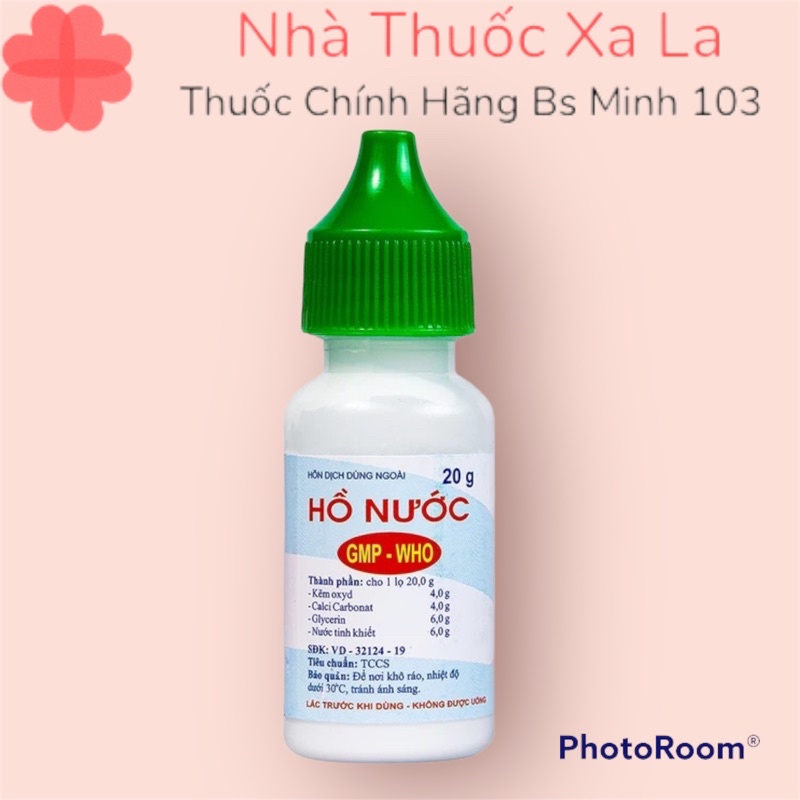 Hồ Nước Bôi Da Côn trùng cắn, Kiến ba khoang - Lọ 20g