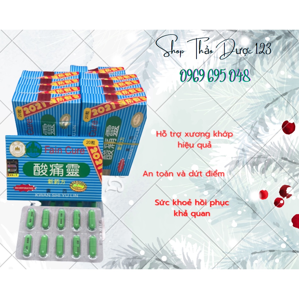 Toan Thống Linh Đài Loan Tem Bầu Và Vuông Hộp 20 Viên- Hỗ Trợ Xương Khớp