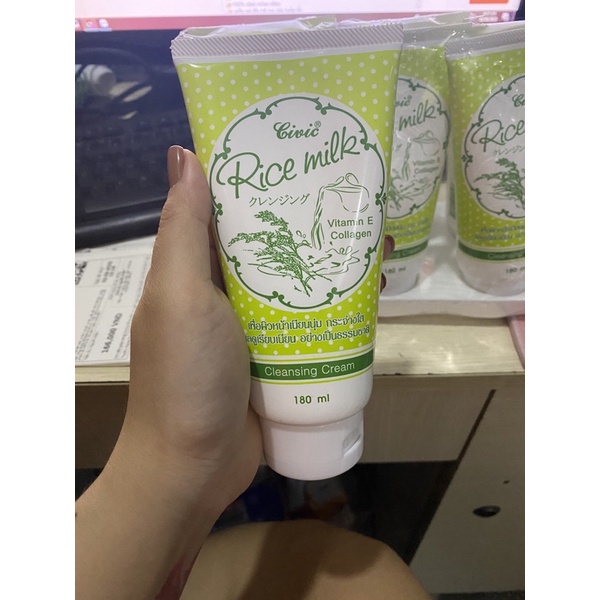 Sữa rửa mặt gạo[GIẢM GIÁ SỐC] Civic Rice milk Thái Lan 180ml