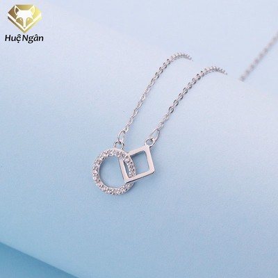 Dây chuyền bạc 925 Huệ Ngân -Biểu tượng mặt trời và mặt đất PP1865