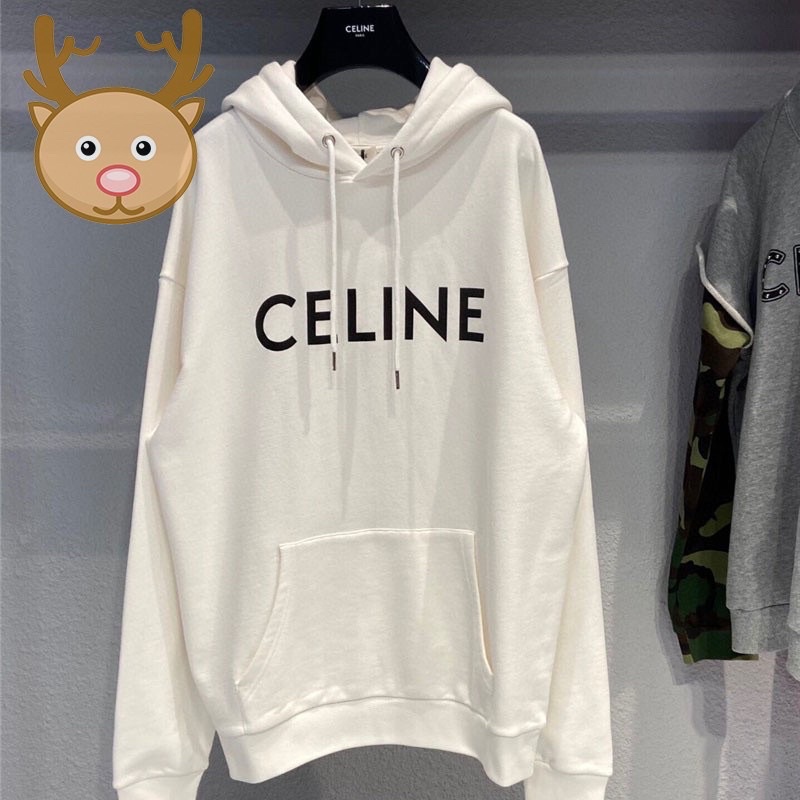 Áo hoodie nỉ mũ celin