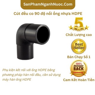 Cút đều 90 độ co hdpe 90 hàn đối đầu