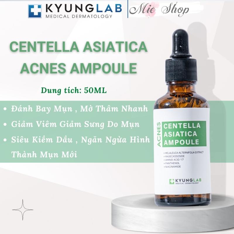 Serum ,Serum ngừa mụn thâm Acnes Centella Aisatica Ampoule Kyung Lab siêu kiềm dầu, làm dịu, giảm sưng viêm thu nhỏ lcl