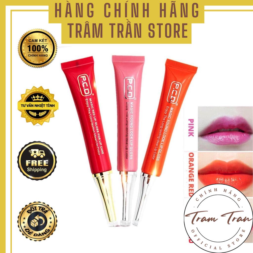 Son dưỡng kích màu môi p.c.d magic red lip gloss for lip care - E3 ...