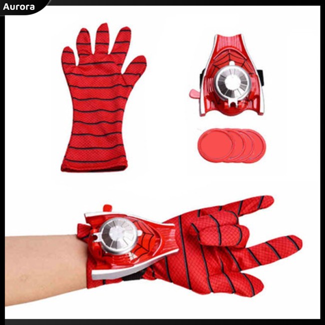 Mô Hình Găng Tay Nhân Vật Marvel Avengers Iron Hulk Batman Captain America Launcher Bằng PVC Cho Bé Trai