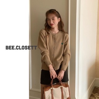 Áo len cardigan mỏng tay dài nhiều màu hoạ tiết thêu