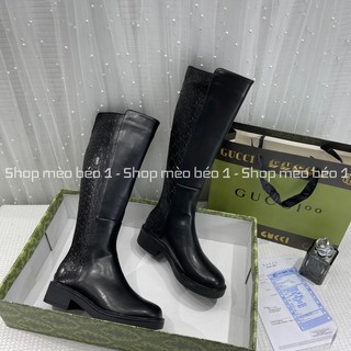 Bốt boot gc sole vân chìm mũi tròn gót thấp fullbox