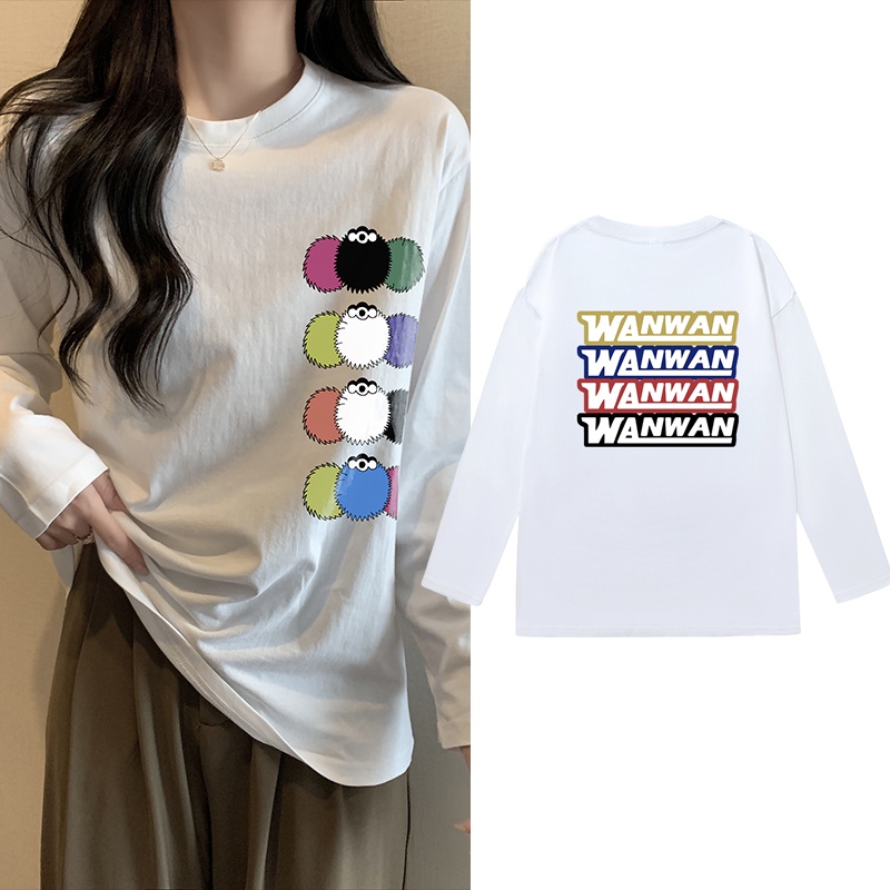 NRVP Áo Thun Nữ Dài Tay Thời Trang Hàn Quốc 2023