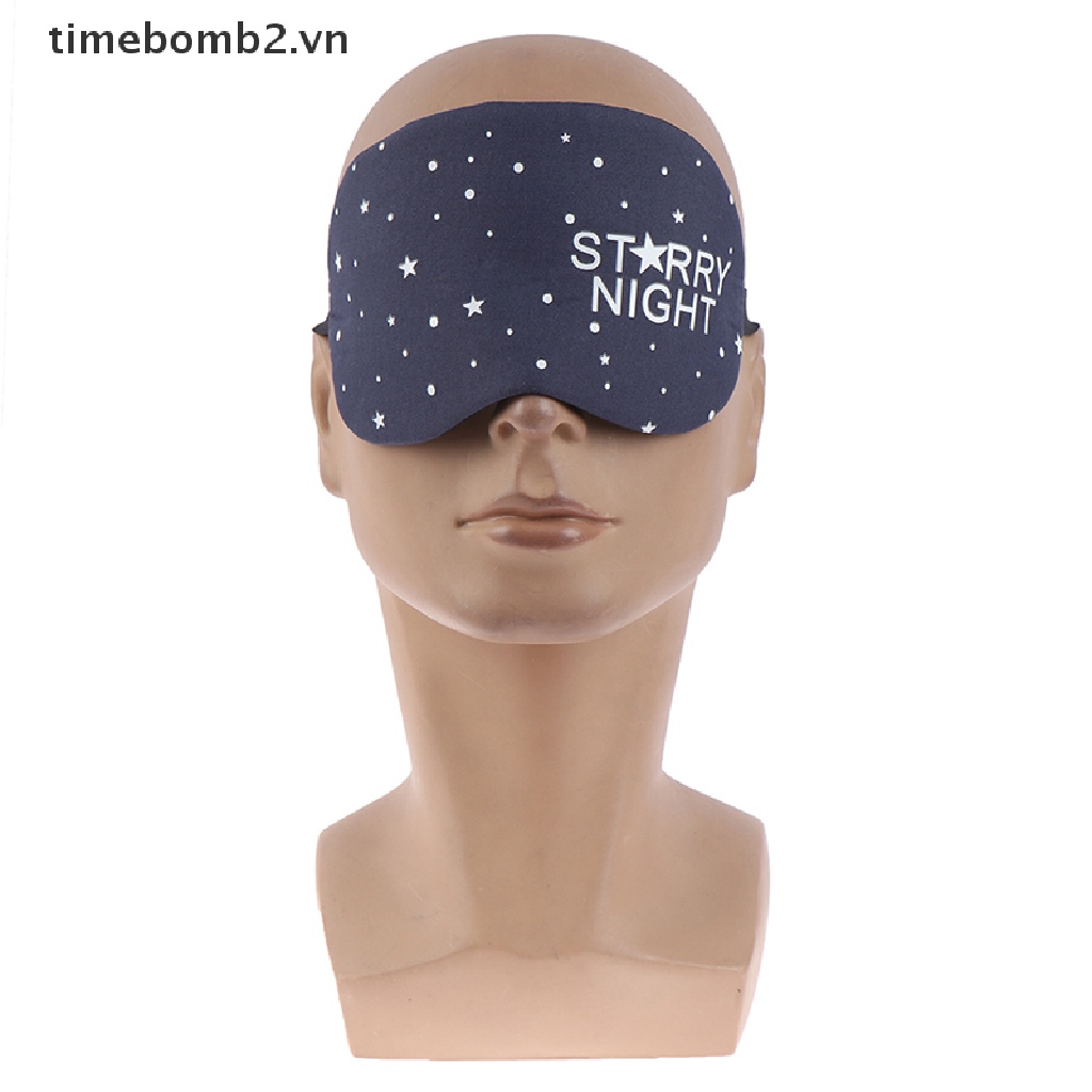 Miếng Che Mắt Ngủ Bằng Cotton Họa Tiết Hoạt Hình Sáng Tạo Chống Bịt Mắt.