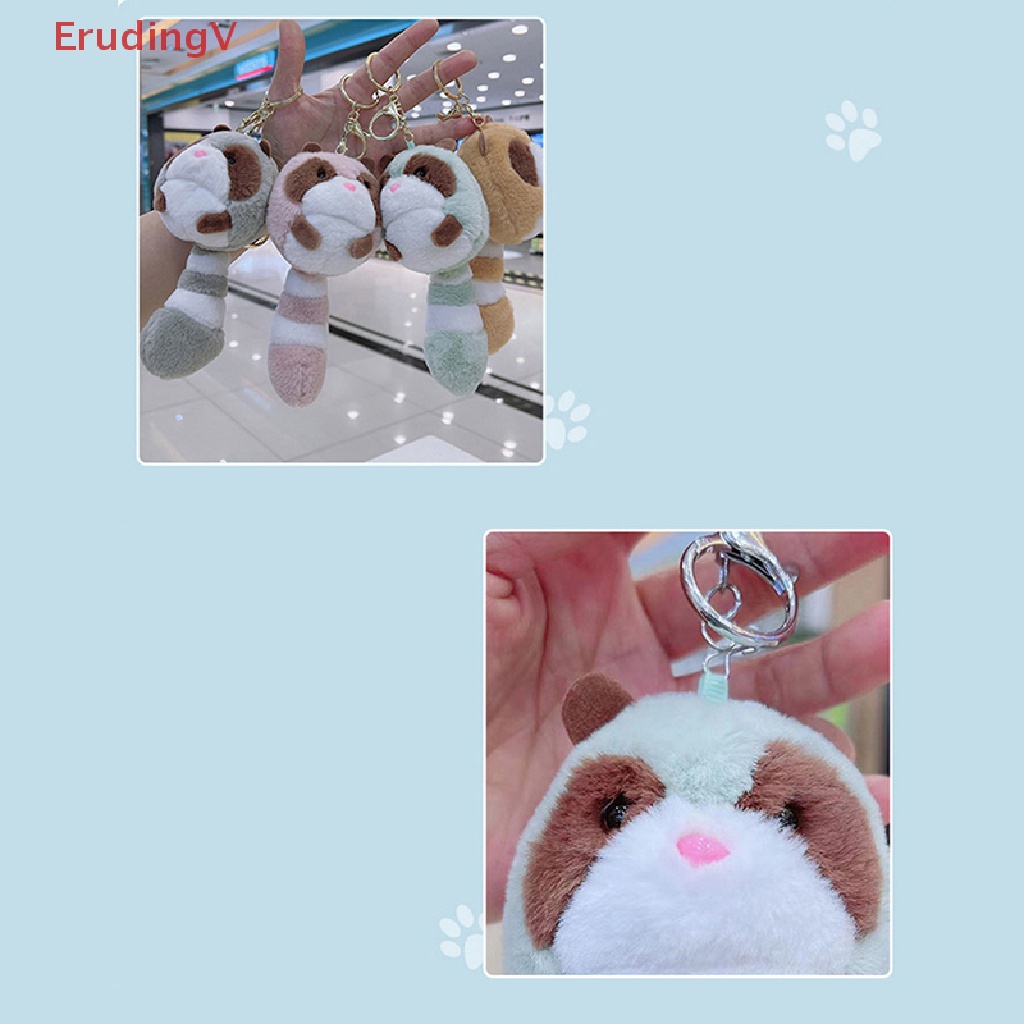 [ErudingV] Móc Khóa Búp Bê Nhồi Bông Gấu Mèo Odd-Tailed Nhỏ Nhắn [Mới]