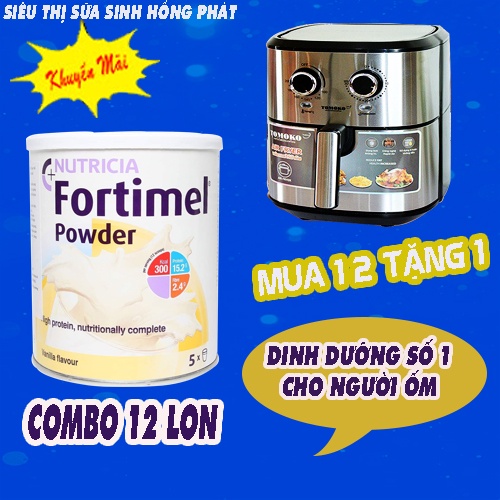 Combo 12 lon Sữa bột Fortimel cho người bệnh ung thư, bệnh nhân sau phẫu thuật, người suy dinh dưỡng lon 335g