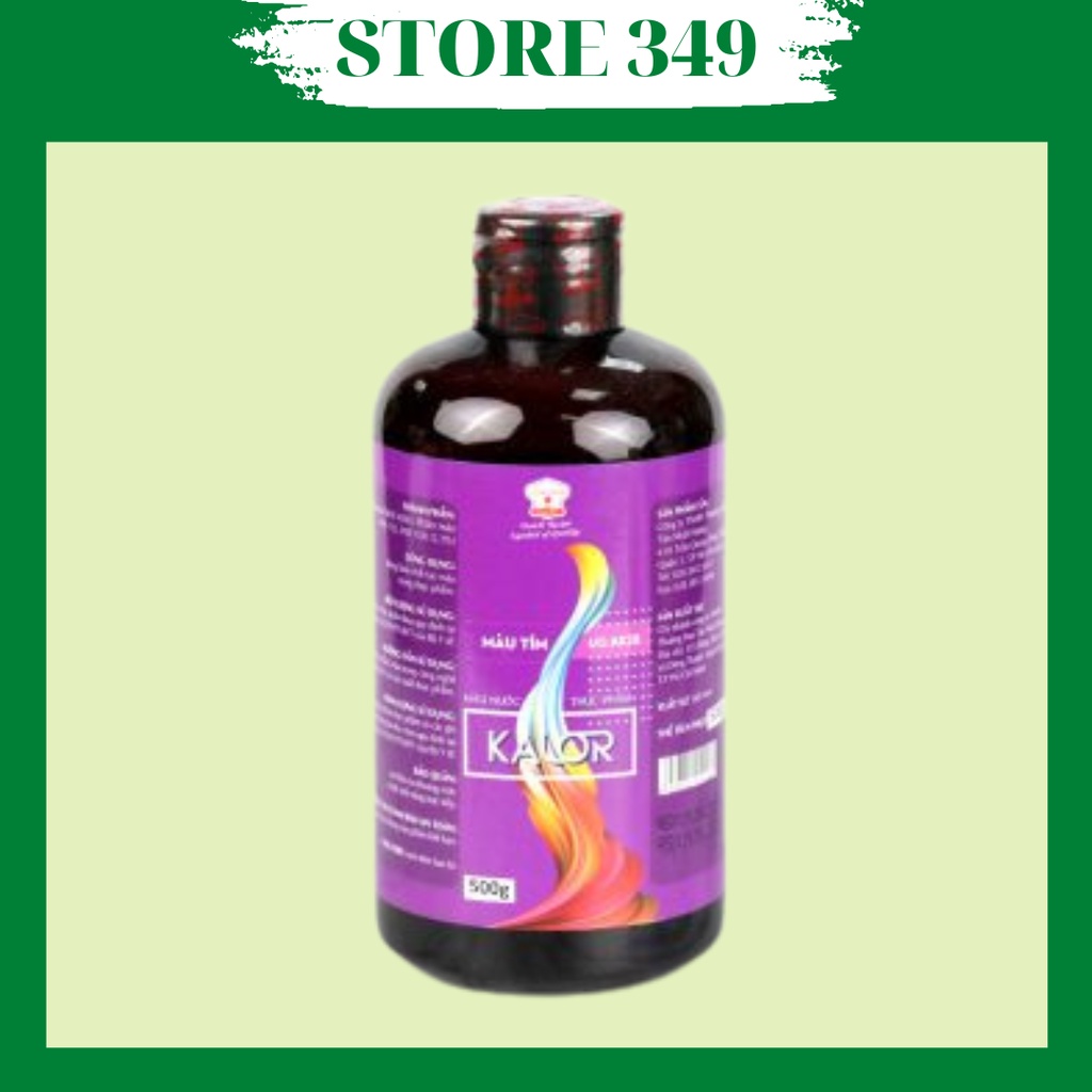 MÀU NƯỚC THỰC PHẨM MÀU TÍM 500GR