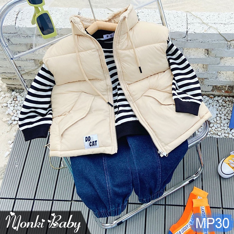 - Áo phao gile cao cấp cho bé trai và gái, size đại đến 55kg, hàng Quảng Châu dày đẹp mềm nhẹ | MP30