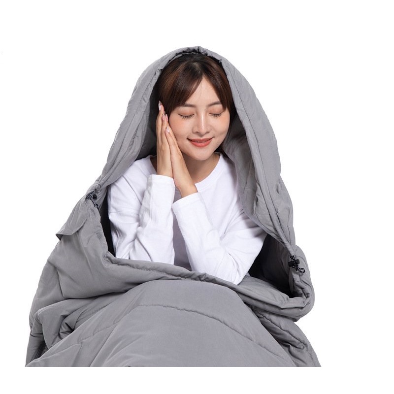 Túi Ngủ Văn Phòng,Dã Ngoại Hình Thang Loại Xịn Cao Cấp Loại 1 Có Thể Ghép Đôi