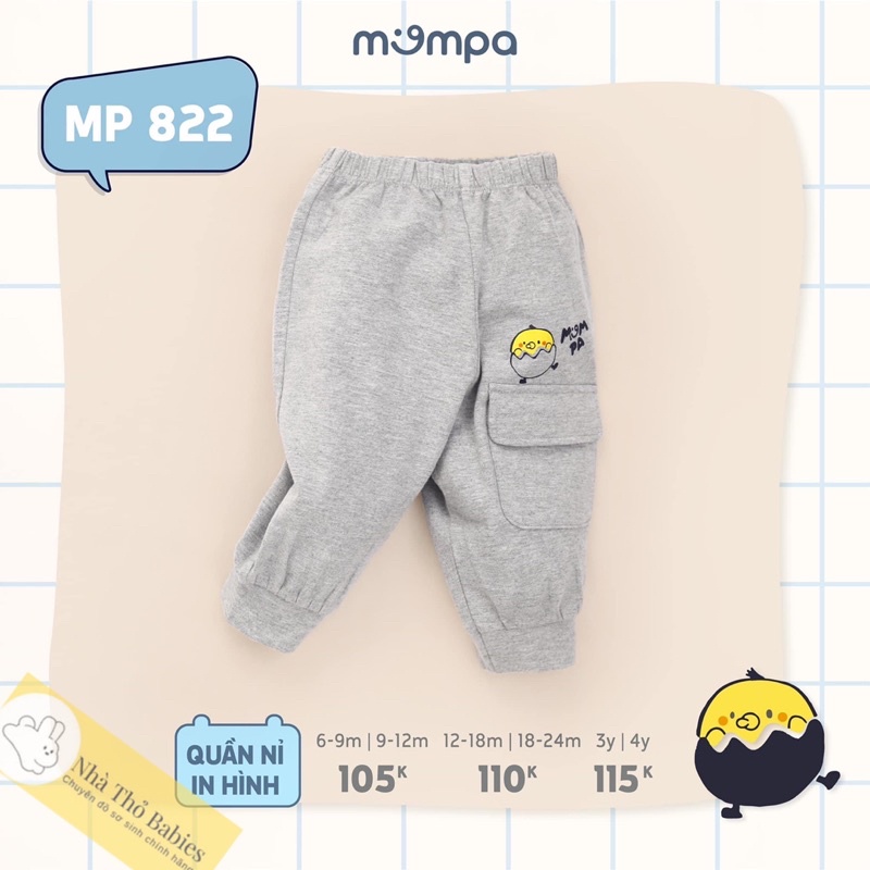 Quần nỉ bé trai Mompa