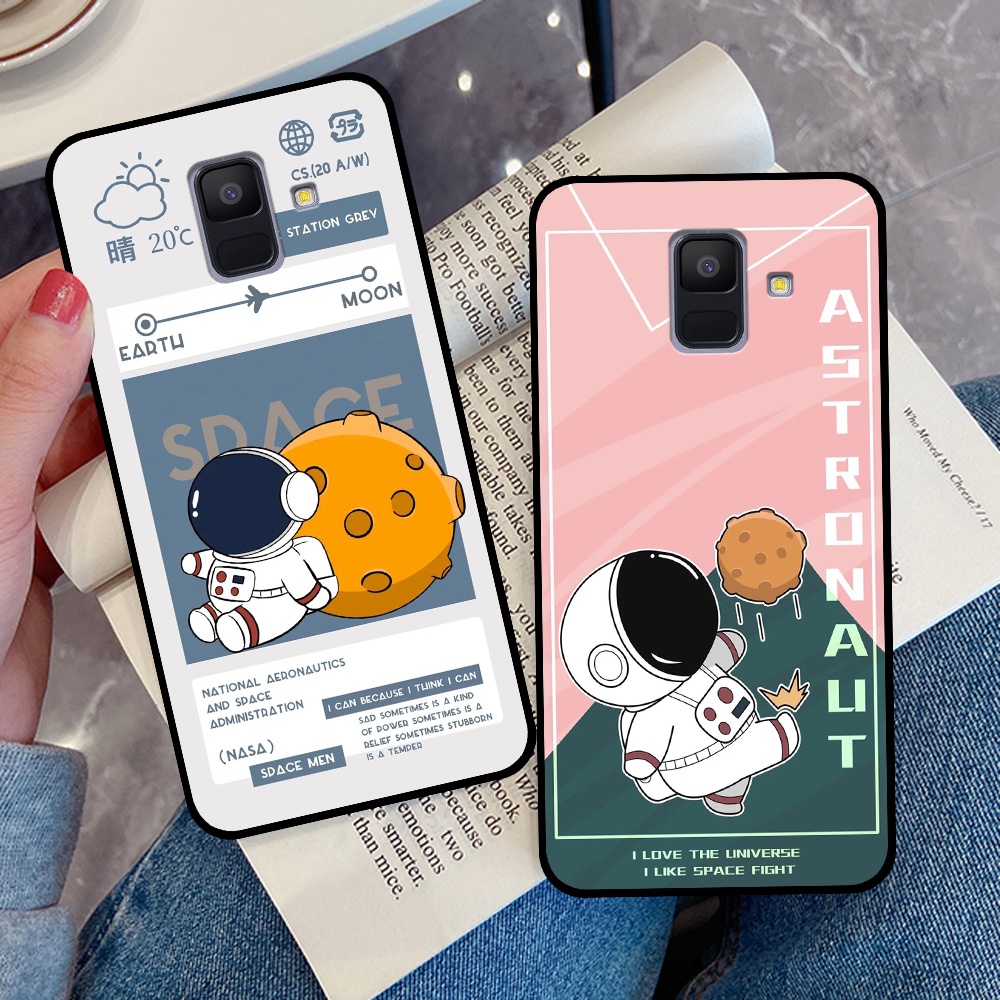 Ốp lưng Samsung A6 2018 / A6 Plus in hình vũ trụ, nasa, moon, earth siêu đẹp