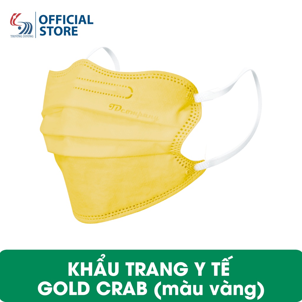 Khẩu trang y tế Gold Crab -  Hộp 30 cái