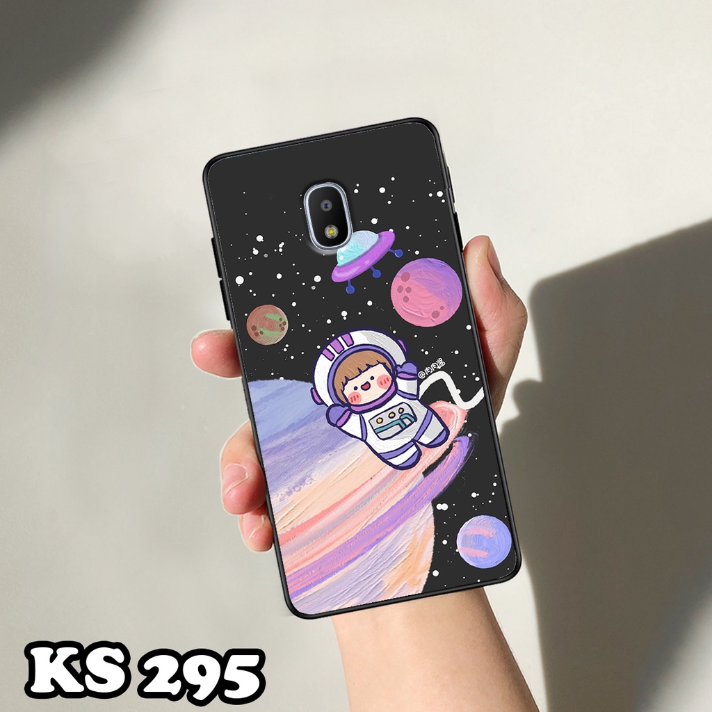 Ốp lưng Samsung J5 Prime - J5 Pro - J5 2015 - J5 2016 - Ốp Samsung in hình Ngân hà &amp; Roro Jumb - Lưng nhám viền TPU