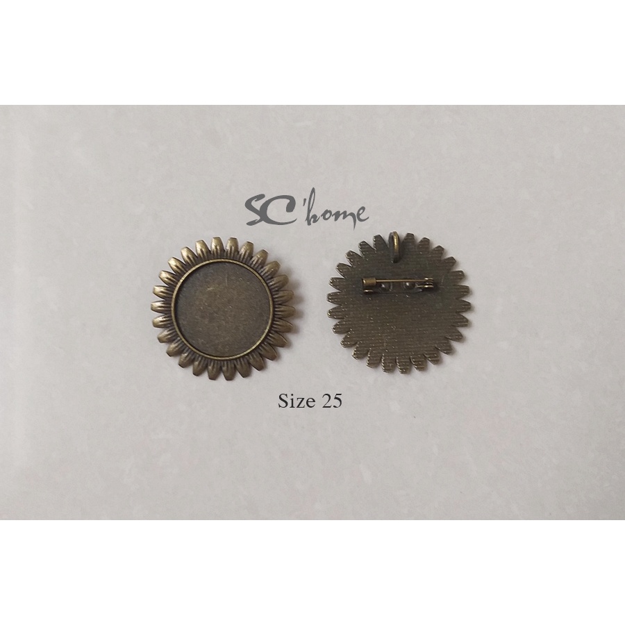 SC-Phôi cài áo size lớn