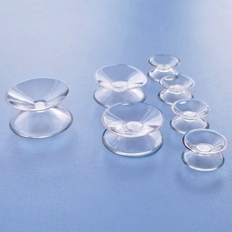 Cốc hút mặt kính bàn 2 mặt chống trượt (2cm/3cm/5cm), miếng hít, đệm lót mặt bàn chống va chạm (1 cái)