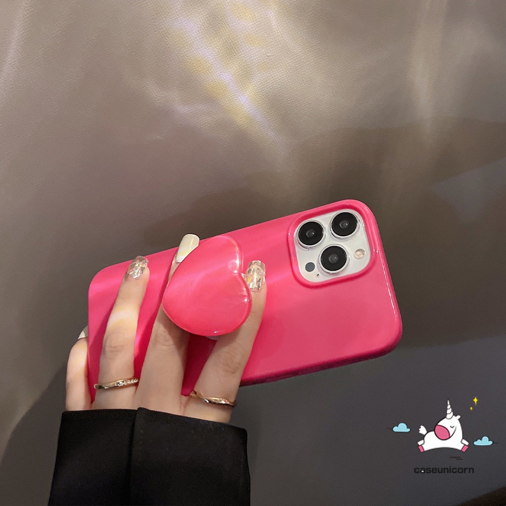 Ốp Điện Thoại Dẻo Họa Tiết Trái Tim Hoạt Hình 3D Cho iPhone 11 12 13 14 Pro MAX 7plus XR X XS MAX 7 8 Plus SE 2020