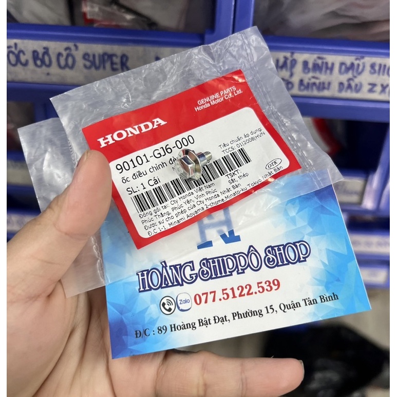 Ốc chỉnh pha đèn và đệm khoá chính hãng honda