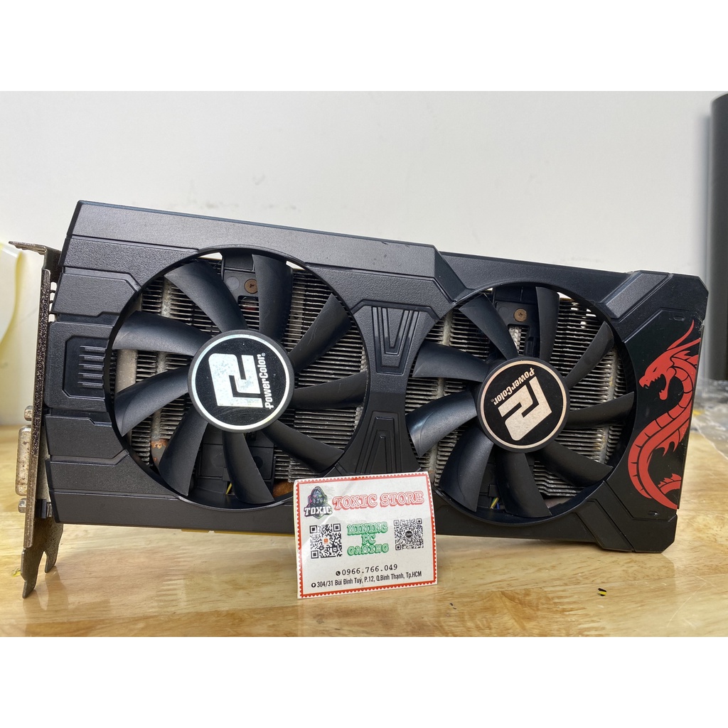 Card Màn Hình VGA RX 470 570 480 580 4G và 8G FULL Cổng và 1 DVI