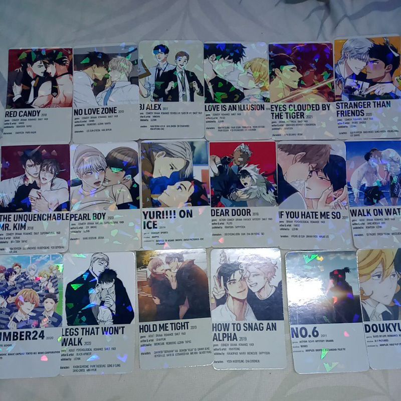 Card thông tin bo góc nhân vật Boy Love