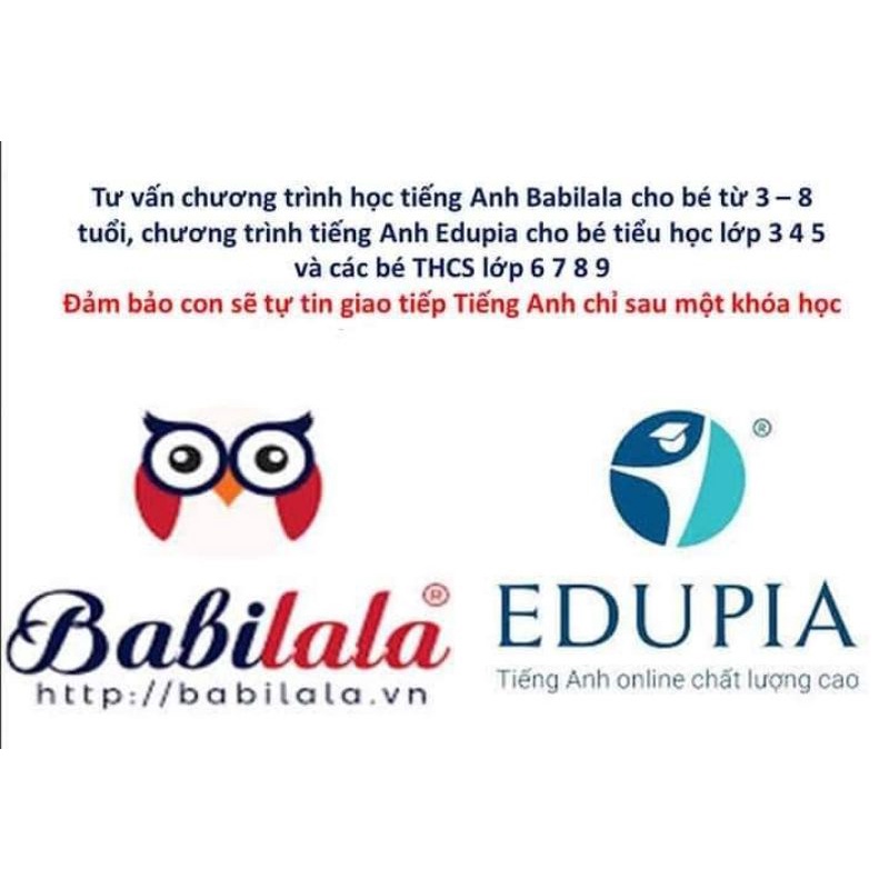 Babilala + edupia c1 trọn đời