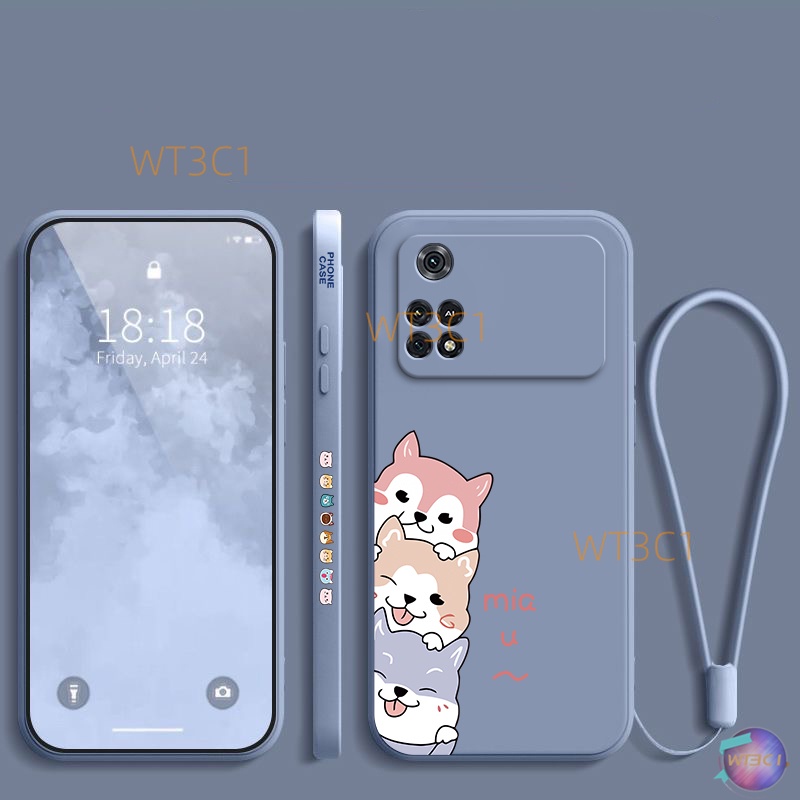 Thú Cưng Dễ Thương Cho Ốp Lưng POCO M4 Pro 4G POCO M4 Pro 5G POCO M4 5G POCO M3 Pro POCO M3 POCO M5 POCO M5S Ốp Điện Thoại Dẻo Họa Tiết