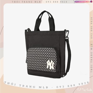 Túi mlb ny mega shoulder bag black b225 | unisex - full tag code