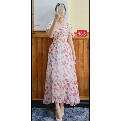 VÁY MIDI HOA SIÊU HÍT HÓT