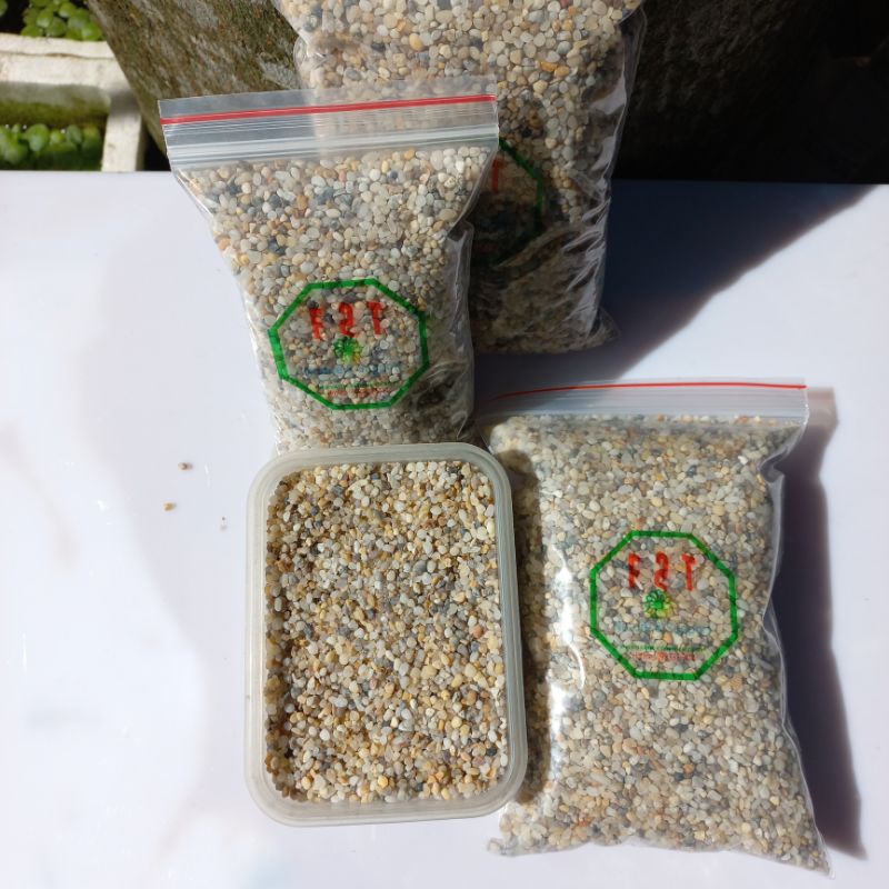 Sỏi biển trải nền trang trí hồ thủy sinh, hồ cá cảnh, chậu sen đá, bonsai 500g PK004