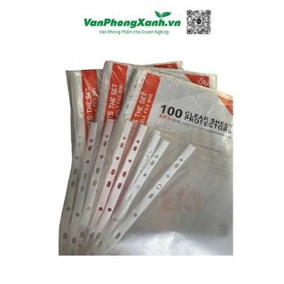 Túi sơ mi lỗ mỏng A4 XIFU 303A (100 chiếc/tập) (Tập)