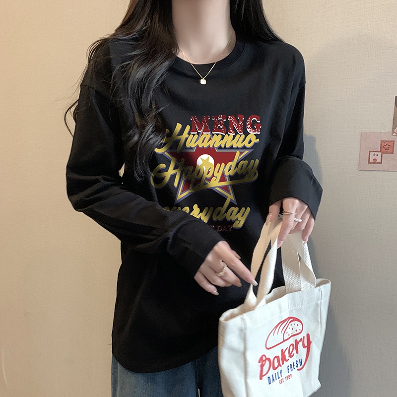 NRVP Áo Thun Nữ Dài Tay Thời Trang Hàn Quốc 2023