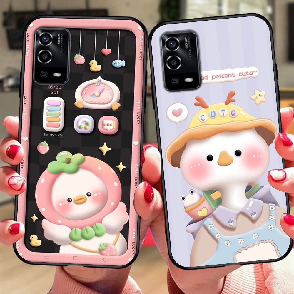 Ốp lưng điện thoại oppo a55 4g / oppo a55 5g in hình 3d hot chen cute dễ thương