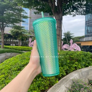 [Chính hãng] Ly Starbucks Studded Green Bling 710ml