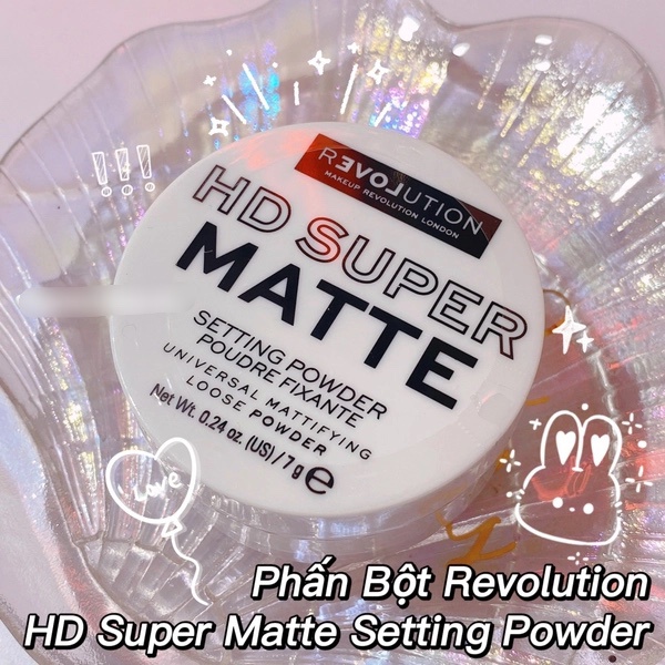 Phấn Phủ Bột Revolution HD Super Matte Setting Powder Poudre Fixante 7g