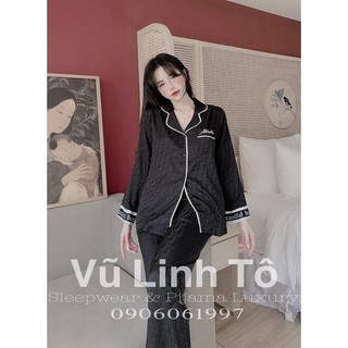 Sét đồ ngủ lụa gấm siêu sang- chất lụa mềm mịn mát