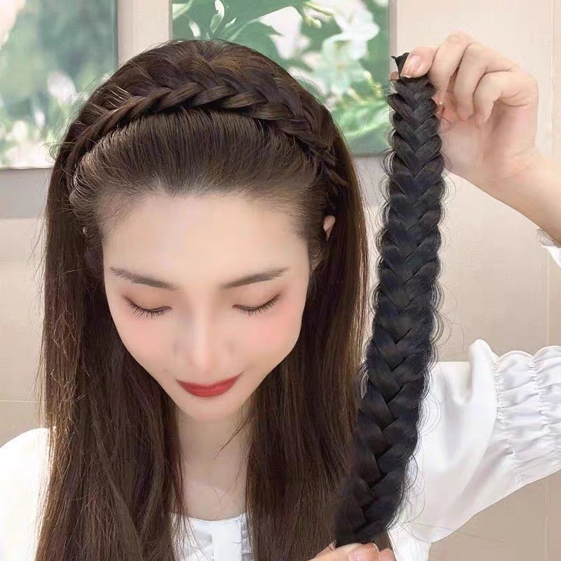 Băng đô tết tóc giả phong cách 2022 mới cho nữ