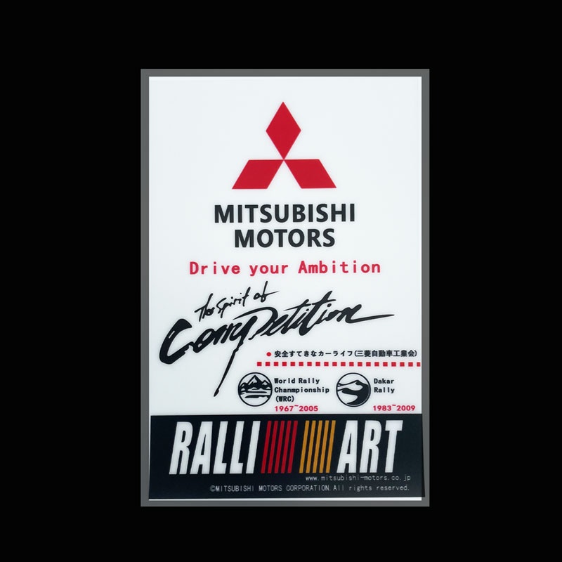 Miếng Dán Logo JDM Sáng Tạo Trang Trí Kính Chắn Gió Xe Hơi Mitsubishi