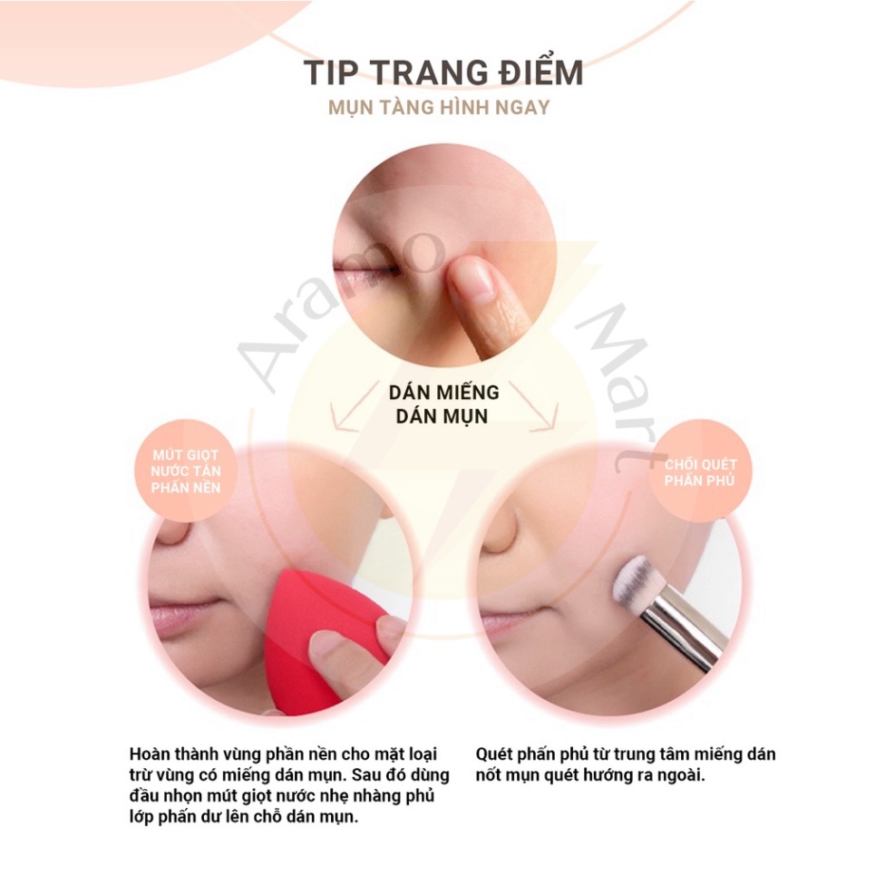 Miếng dán mụn Mayskin hiệu quả 4 in 1 thương hiệu Đài Loan sản xuất USA