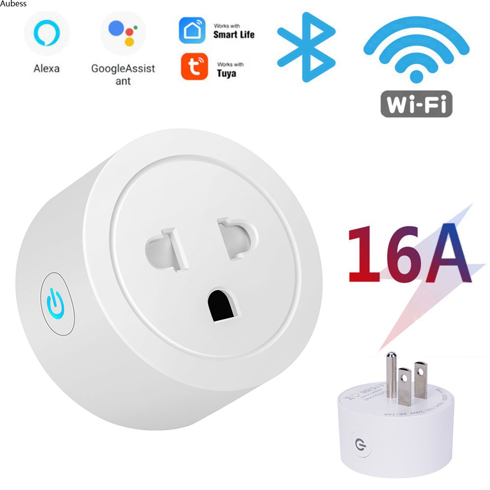 Aubess Aubess⚡WiFi Thông Minh PlugGeneral Tuya Thông Minh Băng Chèn Và Thông Minh Tài Khoản Ổ Cắm Smartlife Và Điện Tử Wellink Smartplugs Dây Cáp Thông Minh