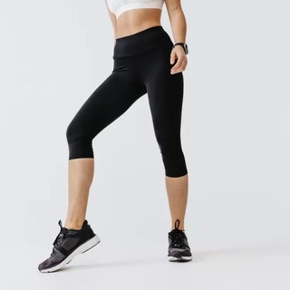 Quần legging lửng nữ co giãn bốn chiều màu đen 40-55kg