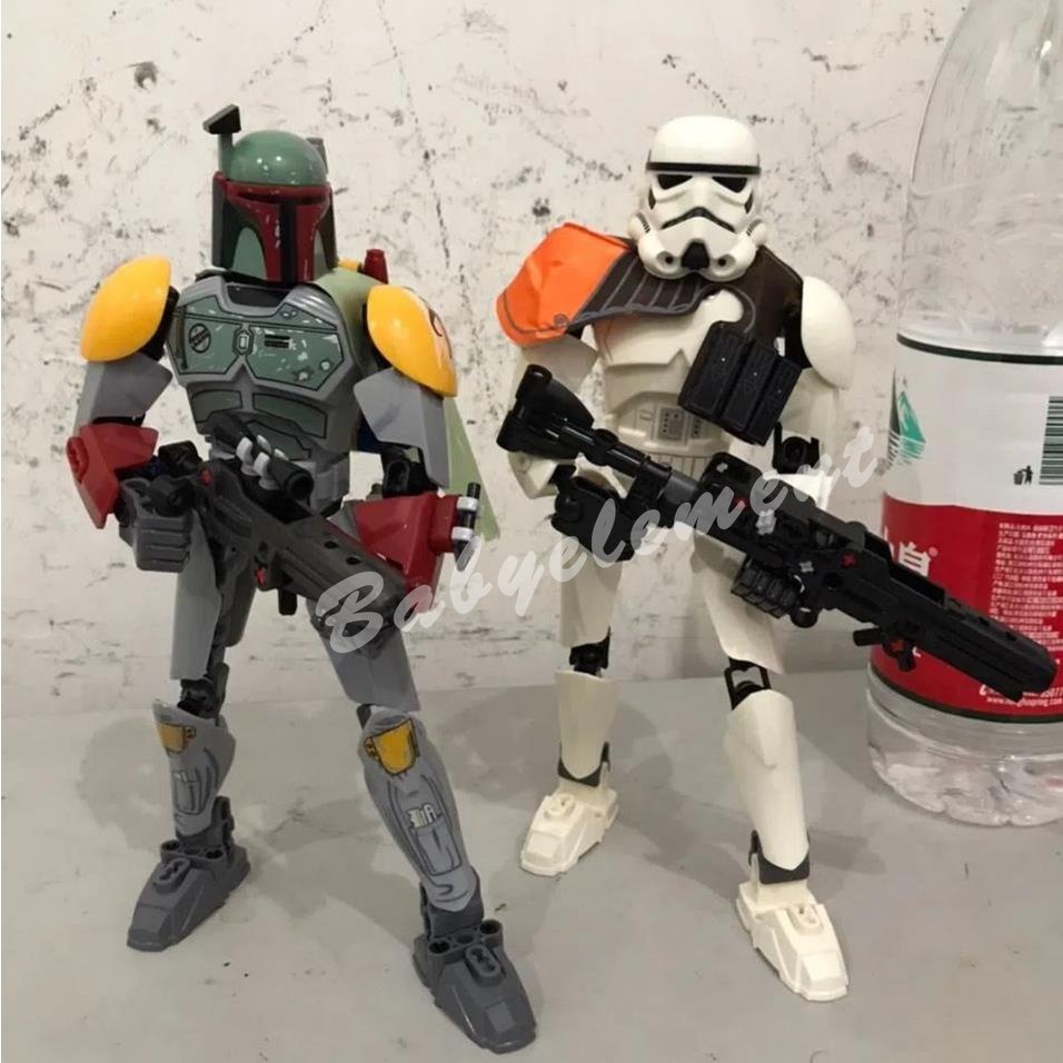 Bộ Đồ Chơi Lắp Ráp Mô Hình Hiệp Sĩ Vader Storm White Force Series Star Wars Màu Đen