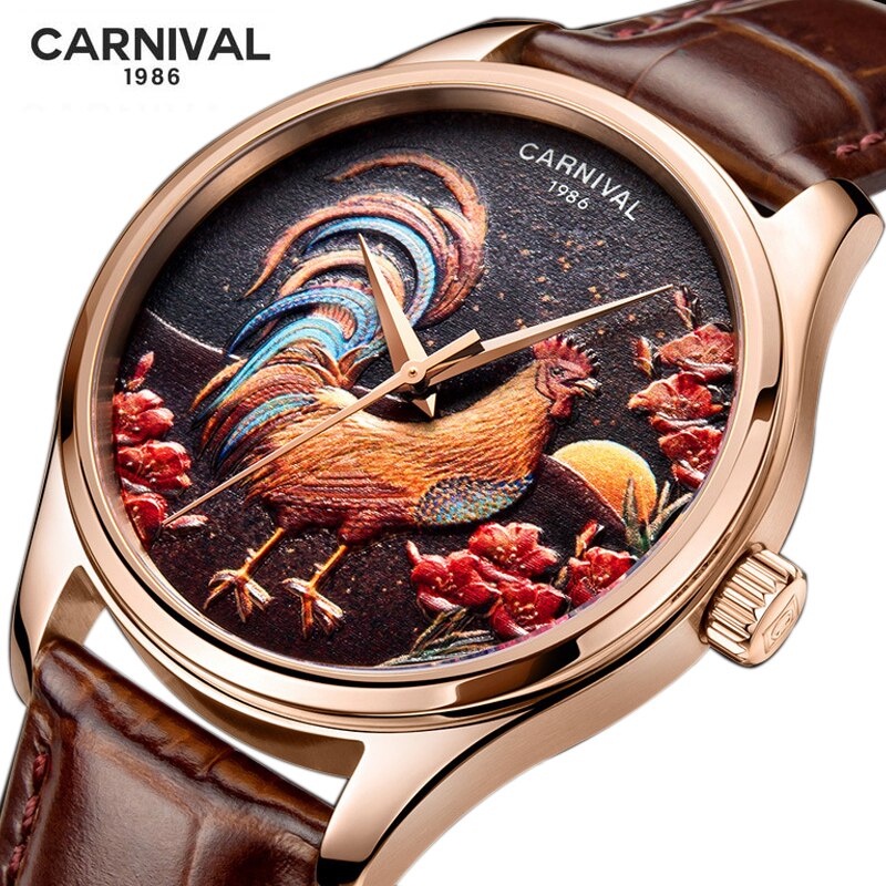 Đồng hồ nam chính hãng Carnival Gà Trống thumbnail