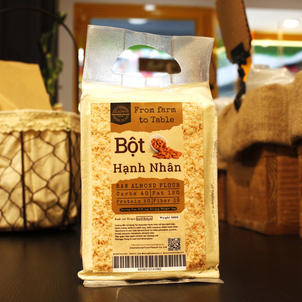 Hạnh Nhân Bột Dùng Làm Bánh -  ALMOND POWDER The Nuts Valley