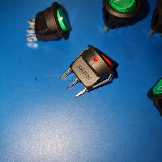 Công tắc bập bênh có LED 12V/20A ( đèn led sáng từ 3v đến 12v)